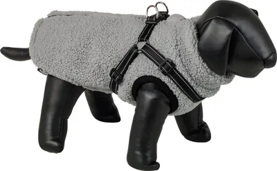 Produktbild von Nobby Hundemantel Plis 2 in 1 grau, Größe: 29 cm