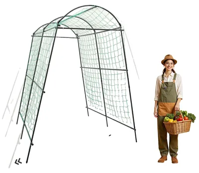 Produktbild von Gartenbogen, langlebige Metallkonstruktion, entworfen für Kletterpflanzen, M