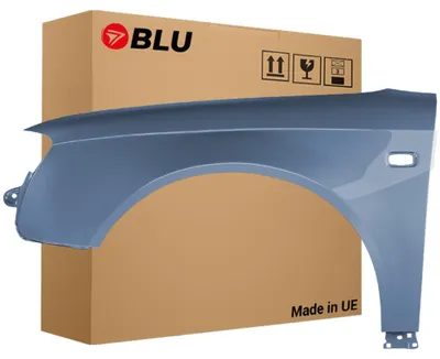 Obrázek produktu pro BLU Blatník náhrada pro Audi A4 B7 LX5X Levý Modrý SpharenBlau | 2004-2008 | Přední | Lakovaný | Připravený k montáži