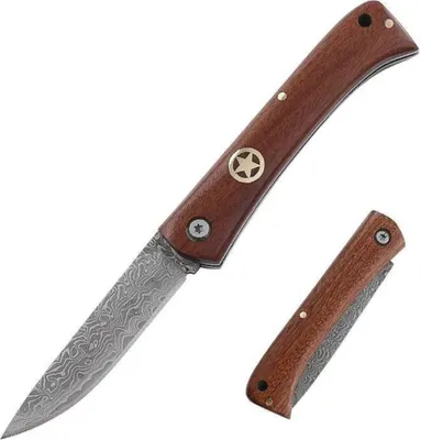 Zdjęcie produktu dla Składany nóż outdoorowy WG754 - Brązowy KP39452