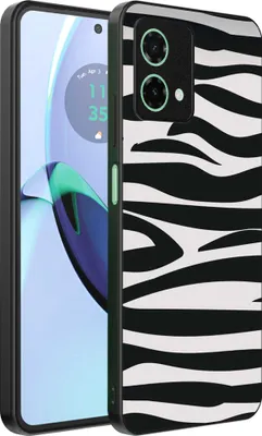 Obrázek produktu pro Vhodné pro Motorola Moto G84 Pouzdro na telefon s potiskem zebry - Zadní kryt z TPU s potiskem zebry - Black White - Smartphonica