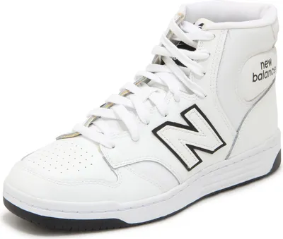 Immagine prodotto di New Balance 480 scarpe da ginnastica alte in pelle, bianco 42,5 EU