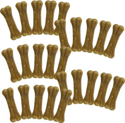 Produktbild von 25 Stück ca.13cm, à 60g - Schecker Kauknochen - 1. Wahl - sauber gepresst