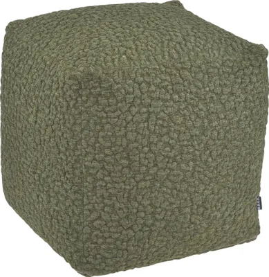 Produktbild von H.O.C.K. Pantery Bean Cube Pouf 40x40x40cm olive Bubble