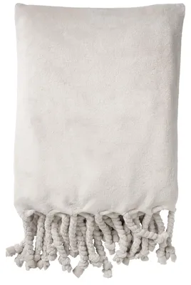 Produktbild von Dutch Decor Wohndecke Flanell-Fleece Florijn 150x200 cm Weiß