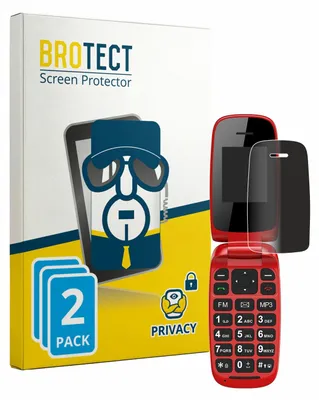 Produktbild von 2x BROTECT Sichtschutzfolie für Chakeyake R341 Anti-Spy Privacy Sichtschutz Blickschutz Folie Blaulicht-Schutz