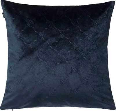 Produktbild von JOOP! Velvety marine Zierkissenhülle ohne Füllung Farbe marine Größe 45x45cm AL