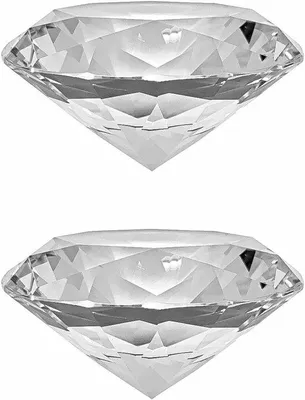 Immagine prodotto di Pietre di diamante sintetico - Vetro cristallo - Decorazione - Lucido - 60 mm - Chiaro