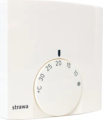 Produktbild von Strawa Raumthermostat AP 230 V mit TR Aufputz, superflach