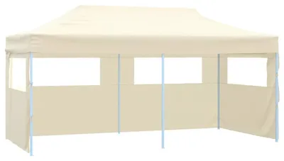 Image de Tente pliante - Pavillon de jardin - Tente de réception - Tente pour événements - Tente de marché - Tente de camping - 3x6 mètres