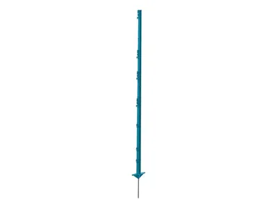 Produktbild von Kerbl Kunststoffpfahl Expert petrol, 156 cm, Doppeltritt, Bodennagel, Metall