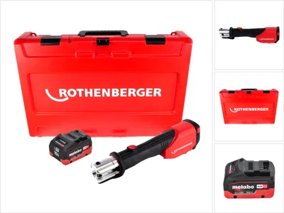 Zdjęcie produktu dla Zaciskarka akumulatorowa Rothenberger ROMAX 4000 CAS 18 V 3 kN + 1x akumulator 10 Ah + walizka - bez ładowarki