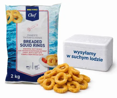 Produktbild von Ummantelte Calamari-Ringe 2kg - Metro Chef