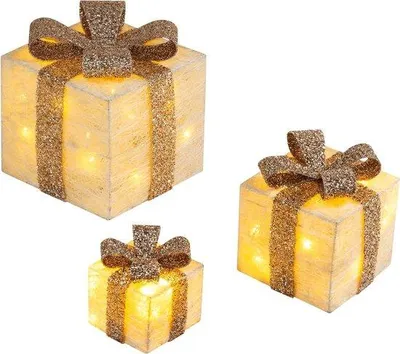 Image de Décoration lumineuse d'extérieur avec 3 boules LED - fonction minuterie, décoration de Noël lumineuse