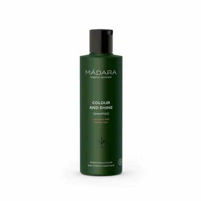 Obrázek produktu pro MÁDARA Cosmetics Colour and Shine, 250 ml, Šampon, Neprofesionální, Ženy, Barevné vlasy, Všechny barvy