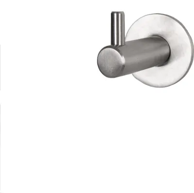 Produktbild von Wandhaken Handtuchhalter Kleiderhaken ø 14mm Edelstahl matt gebürstet Garderobenhaken 50mm