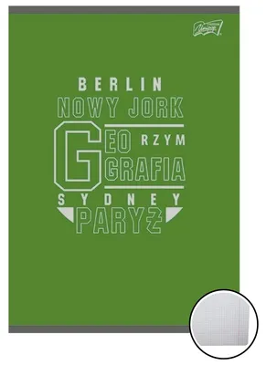 Obrázek produktu pro Zápisník A5 60k tematický s poznámkovým blokem Geography College Unipap
