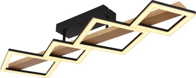 Produktbild von Globo Lighting Deckenleuchte Metall schwarz matt, LED
