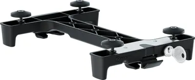 Produktbild von Racktime 27022 Snapit 2.0 System Adapter, mit Füßen & Schloss, 235 x 158 x 32 mm, schwarz