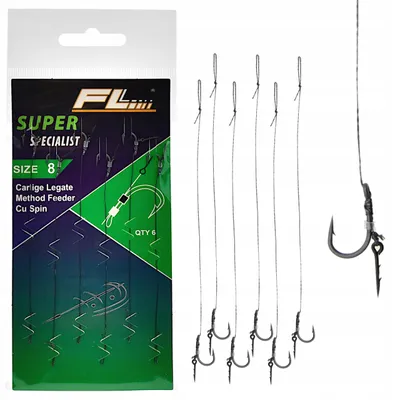 Produktbild von FL Haken mit Nadel SUPER SPECJALIST Method Feeder #8