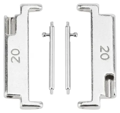 Metallband-Adapter 20–22 mm, 1 Paar, Ersatz-Connector