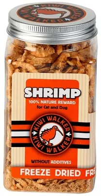 Immagine prodotto di Crocchette per cani e gatti Kiwi Walker Gamberetti liofilizzati 50 g