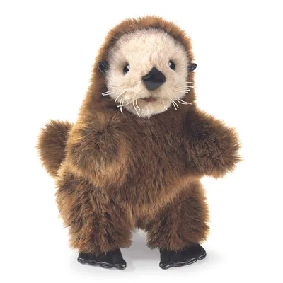 Produktbild von Folkmanis Handpuppe Baby Otter 30 cm