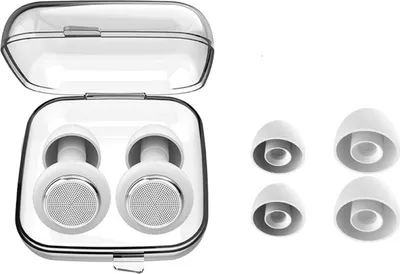 Obrázek produktu pro INF Špunty do uší tlumící hluk - Síťovaný design: Komfort a blokování zvuku Bílý