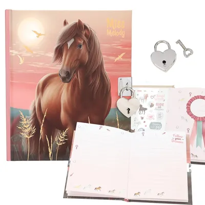 Immagine prodotto di Miss Melody Tagebuch mit Stickern, Motiv 2