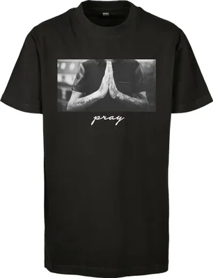 Produktbild von Mister Tee T-Shirt Kids Pray Tee Black-122/128