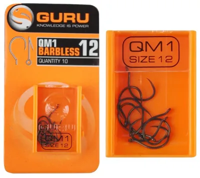 Obrázek produktu pro Guru Tackle Háček QM1 Hook Eyed Barbless 10