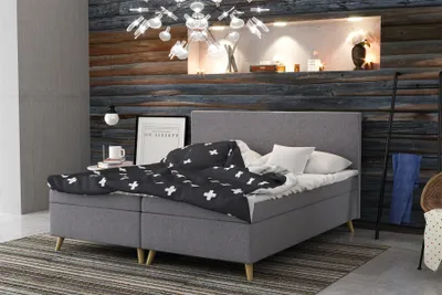 Produktbild von Boxspringbett Schlafzimmerbett BRICE 140x200cm