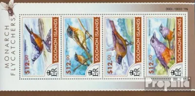 Produktbild von Briefmarken Salomoninseln 2015 Mi 3202-3205 Kleinbogen (kompl. Ausg.) postfrisch Monarchfliegenschnäpper