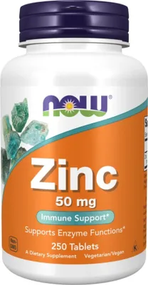 Imagen del producto de NOW Foods Suplementos dietéticos Cynk 50 Mg Glukonian Cynku, 3796