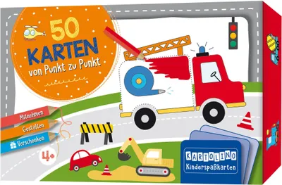 Produktbild von 50 Karten von Punkt zu Punkt - Fahrzeuge