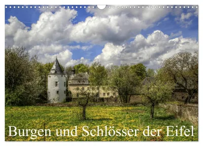 Produktbild von Kalender 2027 · US-Version · Burgen und Schlösser der Eifel (Wandkalender 2027, 17" × 12" Querformat), CALVENDO 12-Monats-Wandkalender