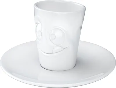 Obrázek produktu pro Fiftyeight Products Hrnek na espresso s uchem - Delicious White