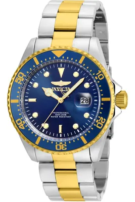 Produktbild von Invicta Pro Diver 22058 Herrenuhr - Quarzwerk - Edelstahl mit blauem Zifferblatt - 43 mm