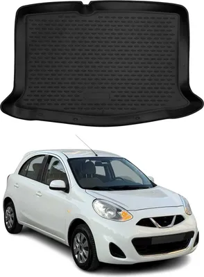Immagine prodotto di Tappetino per bagagliaio per Nissan Micra 2017-2021 gomma TPE nero