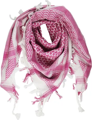 Produktbild von Palituch - weiß - pink - Kufiya PLO Tuch