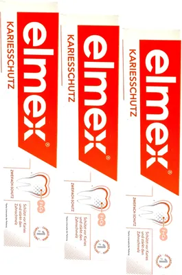 Produktbild von 3x Elmex Zahnpasta Kariesschutz 3x 75ml