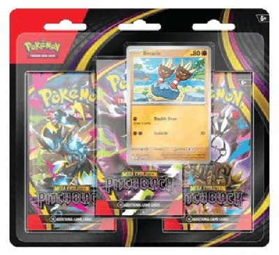 Zdjęcie produktu dla Pokemon Pitch Black: Binacle 3-Pack Blister German
