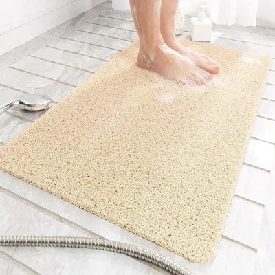 Image de Tapis de douche antidérapant avec drainage, dimensions 40 x 80 cm, pour salle de bain