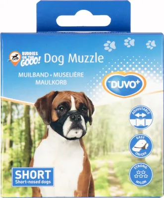 Image de DUVO+ Muselière textile SHORT : 51-71cm, 65249618