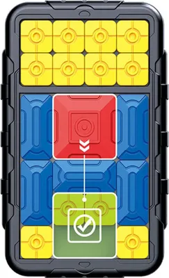 Obrázek produktu pro ASKSA Super Slide Puzzle hry Originální mozková hra s více než 500 výzvami Hračky pro děti a mládež,černá