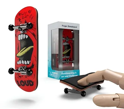 Imagen del producto de Tabla de skate con plataforma de madera de arce natural, compacta, ideal para trucos y acrobacias