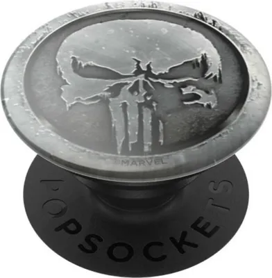 Produktbild von Kopie von PopSockets | PopGrip | Ausziehbarer Sockel und Griff für Smartphones und Tablets | Fingerhalter Punisher Monochrome #1