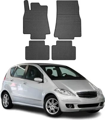 Immagine prodotto di 2004-2012 Mercedes Classe A W169 Tappetini in gomma nera 4 pz
