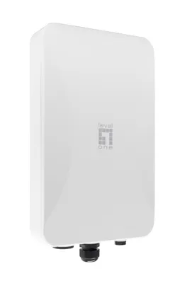 Produktbild von LevelOne AX3000 Dual Band Wi-Fi 6 Outdoor PoE WLAN Access Point, omnidirektional