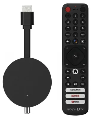 Produktbild von Freenet TV Hybrid TV Stick 12 Monate, TV, Bluetooth, Drucktasten, Wiederaufladbar, Schwarz